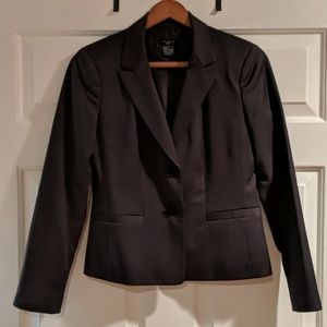Ann Taylor gray pinstripe blazer
